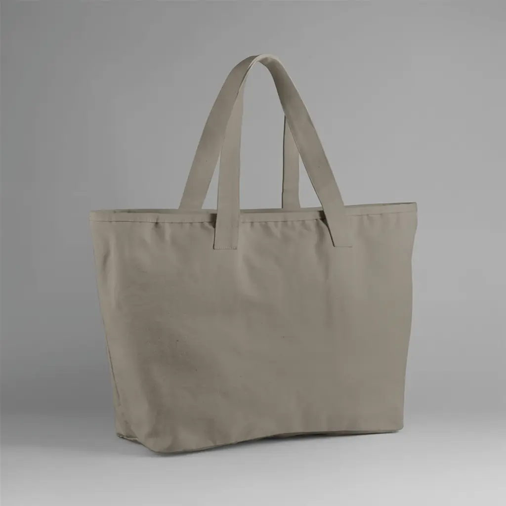Strandtas met rits, mushroom — productfoto 4