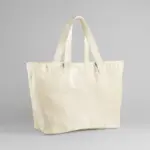 Strandtas met rits, natural — productfoto 5