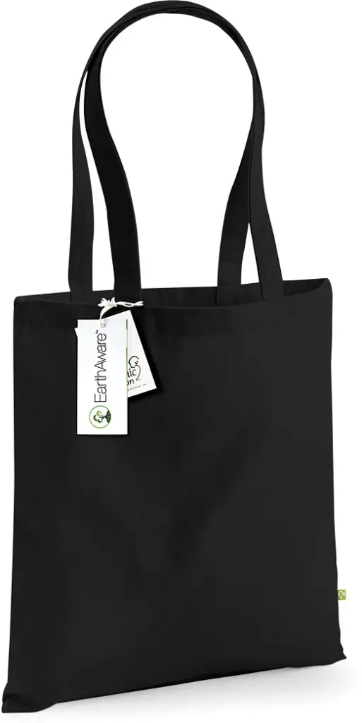 PS_W801_BLACK - Hidalgo-werbeartikel Earthaware® durrzame organic tas, black — productfoto 2