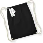 EarthAware® biologische gymtas, black — productfoto 5