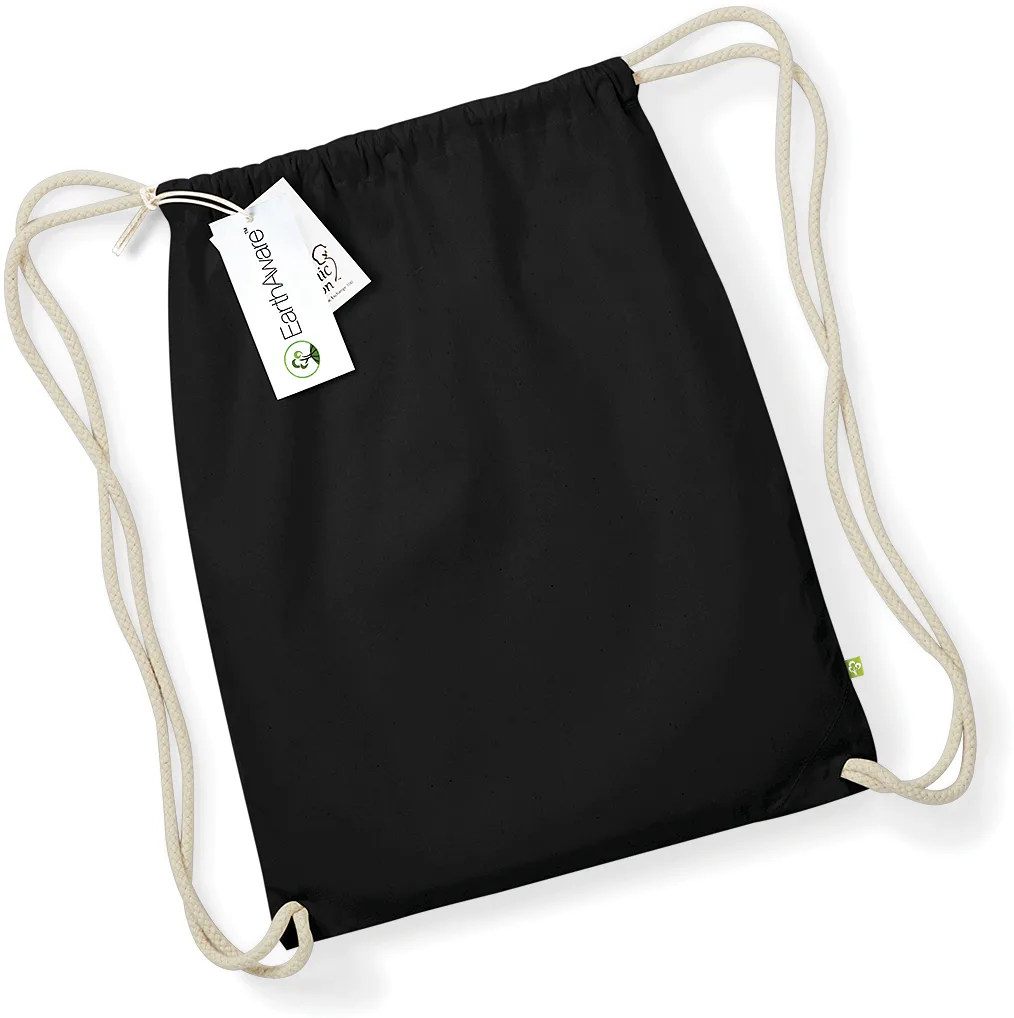 PS_W810-FF_BLACK - Hidalgo EarthAware® biologische gymtas, black — productfoto 5