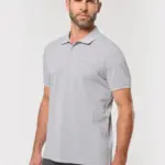 Ecologische polo met borstzakje uniseks — productfoto 4
