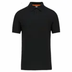 Ecologische polo, black — productfoto 10