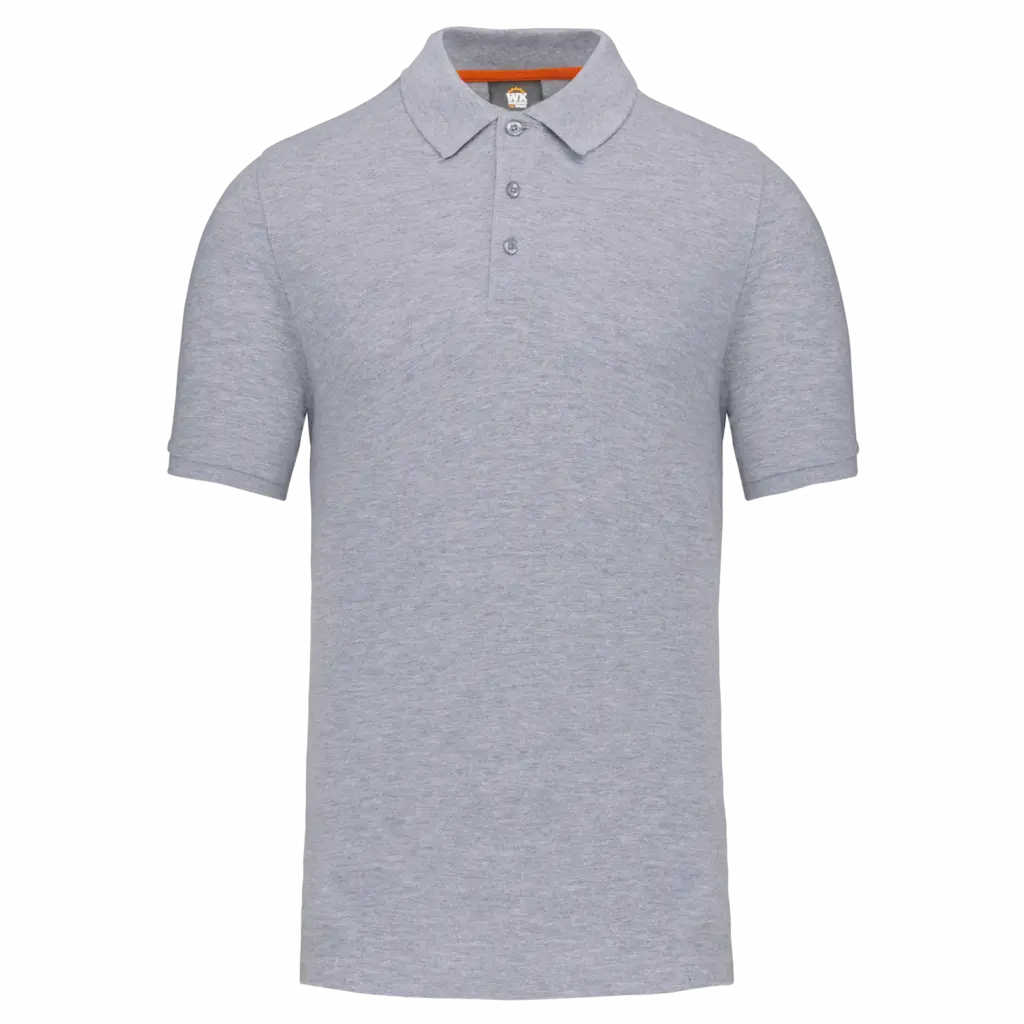 PS_WK207_OXFORDGREY - Hidalgo-werbeartikel Ecologische polo, oxford grey — productfoto 9