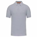 PS_WK207_OXFORDGREY - Hidalgo-werbeartikel Ecologische polo, oxford grey — productfoto 9