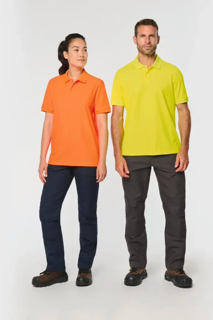 Ecologische uniseks polo katoen/polyester