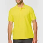 Ecologische uniseks polo katoen/polyester — productfoto 2