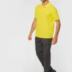 Ecologische uniseks polo katoen/polyester — productfoto 4