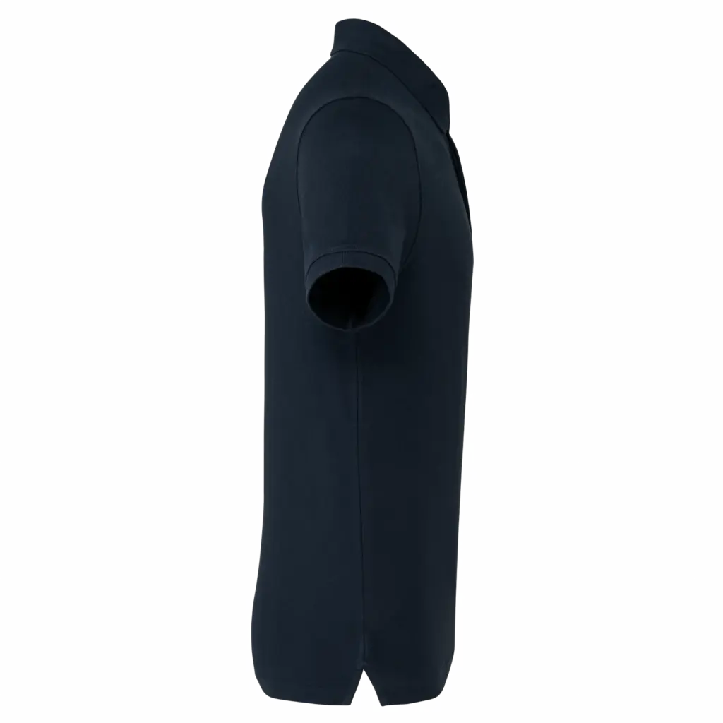PS_WK225-S_NAVY - Hidalgo-werbeartikel Herenpolo met drukknoopkraag en korte mouwen, navy — productfoto 6