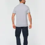 Contrasterende polo Day To Day korte mouwen — productfoto 2