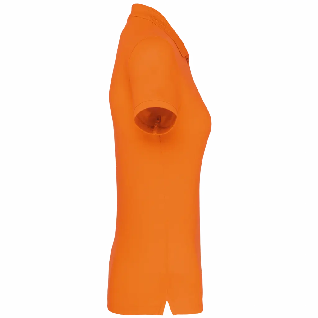 PS_WK275-S_ORANGE - Hidalgo-werbeartikel Damespolo korte mouwen, orange — productfoto 14