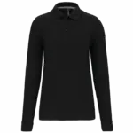 Polo lange mouwen, black — productfoto 6