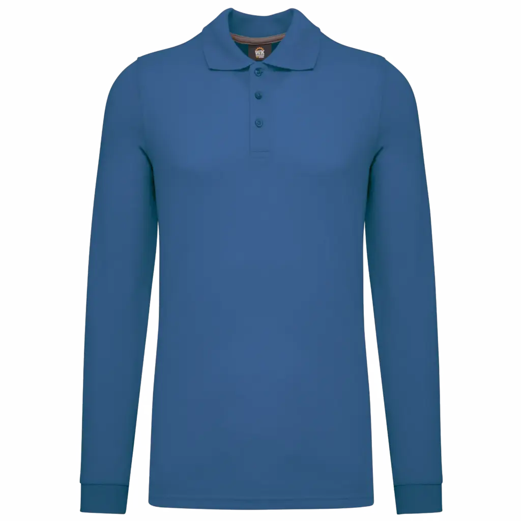 Langarm-Poloshirt WK276 bedrucken Antibakteriell Piqué S-5XL — Produktfoto 9