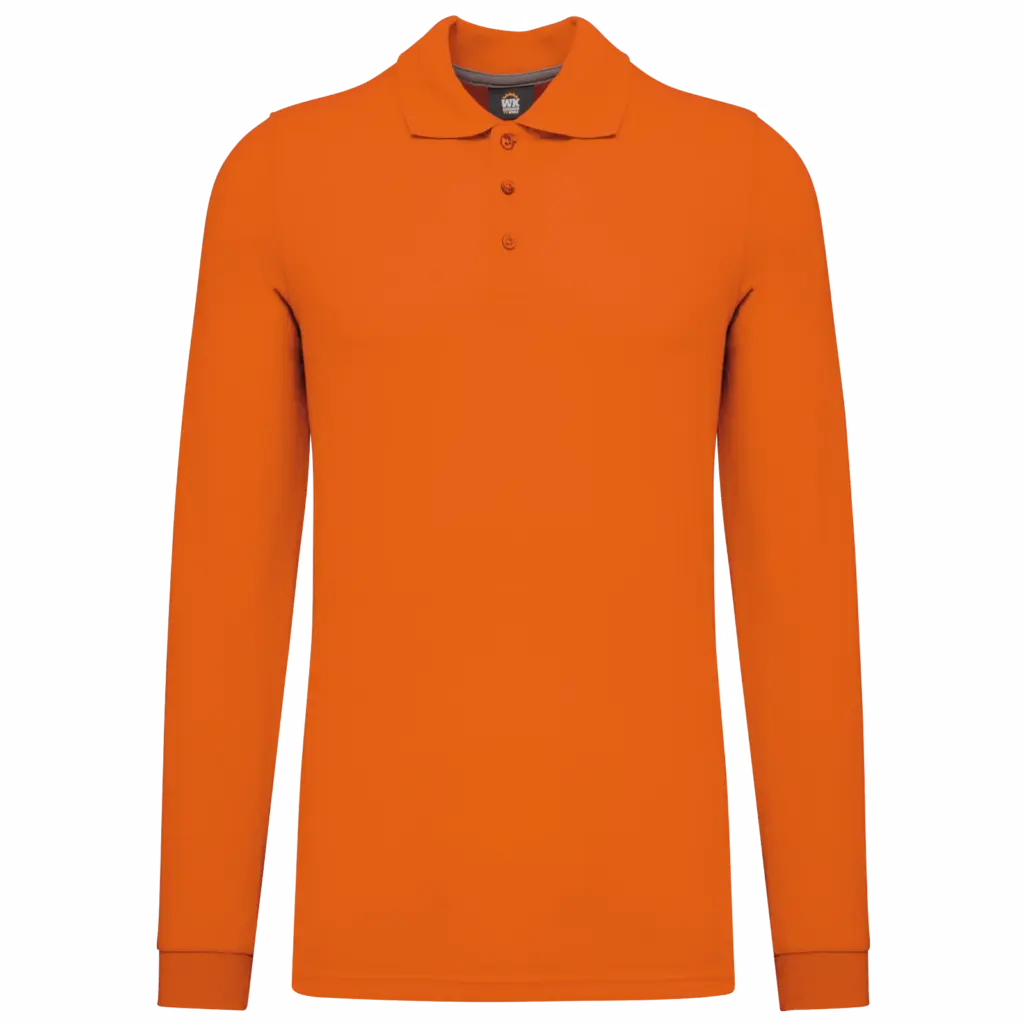Langarm-Poloshirt WK276 bedrucken Antibakteriell Piqué S-5XL — Produktfoto 11