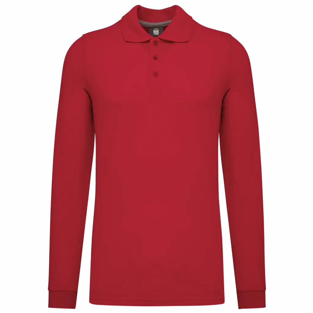Langarm-Poloshirt WK276 bedrucken Antibakteriell Piqué S-5XL — Produktfoto 13