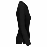 Damespolo lange mouwen, black — productfoto 4