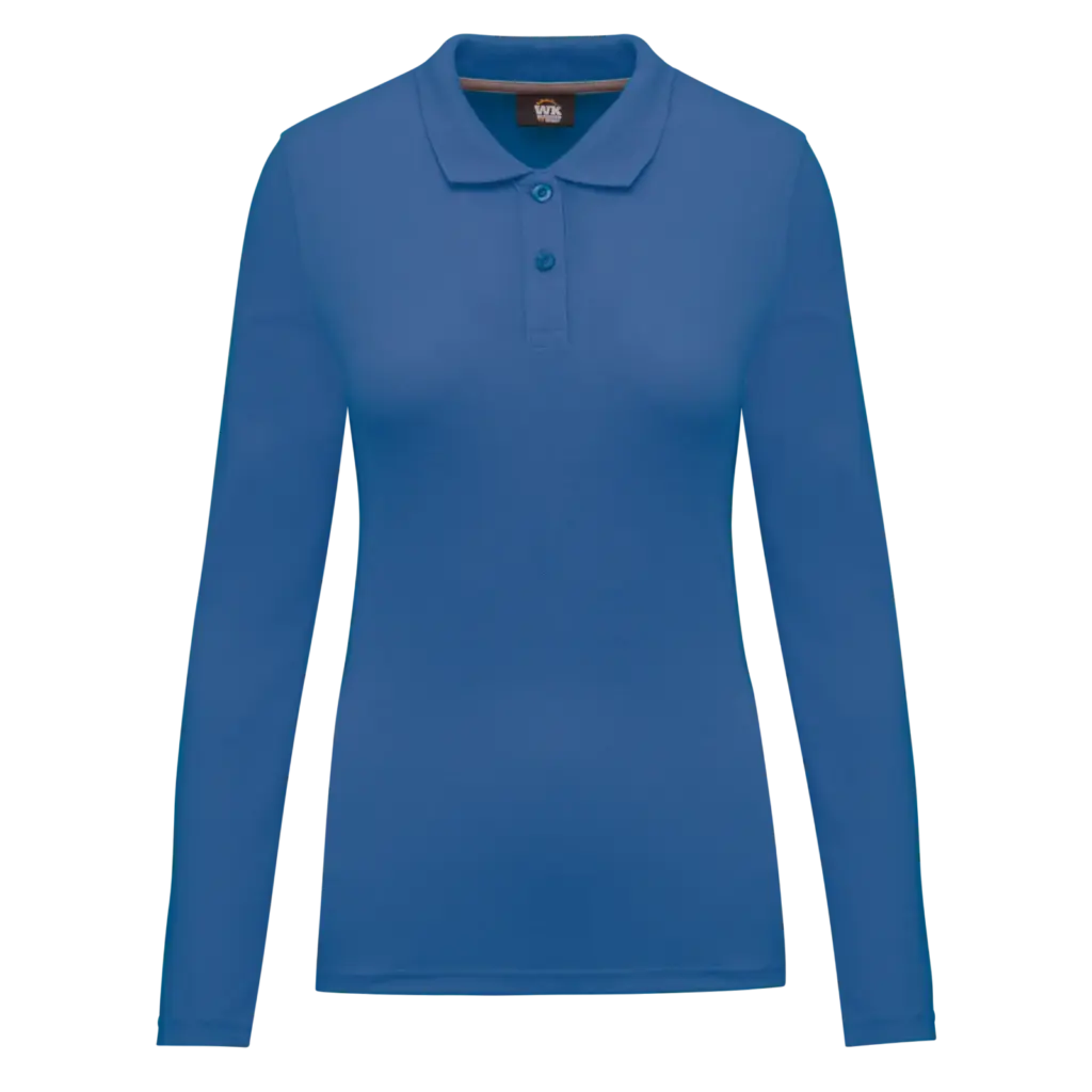 Damen Langarm Polo WK277 bedrucken antibakteriell 60° XS-3XL — Produktfoto 8