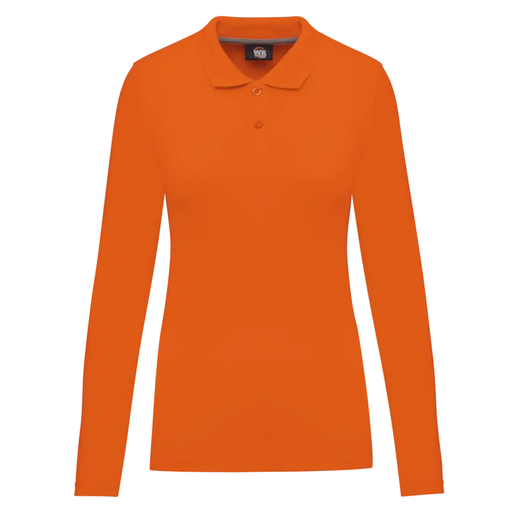 Damen Langarm Polo WK277 bedrucken antibakteriell 60° XS-3XL — Produktfoto 10