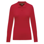 Damen Langarm Polo WK277 bedrucken antibakteriell 60° XS-3XL — Produktfoto 12