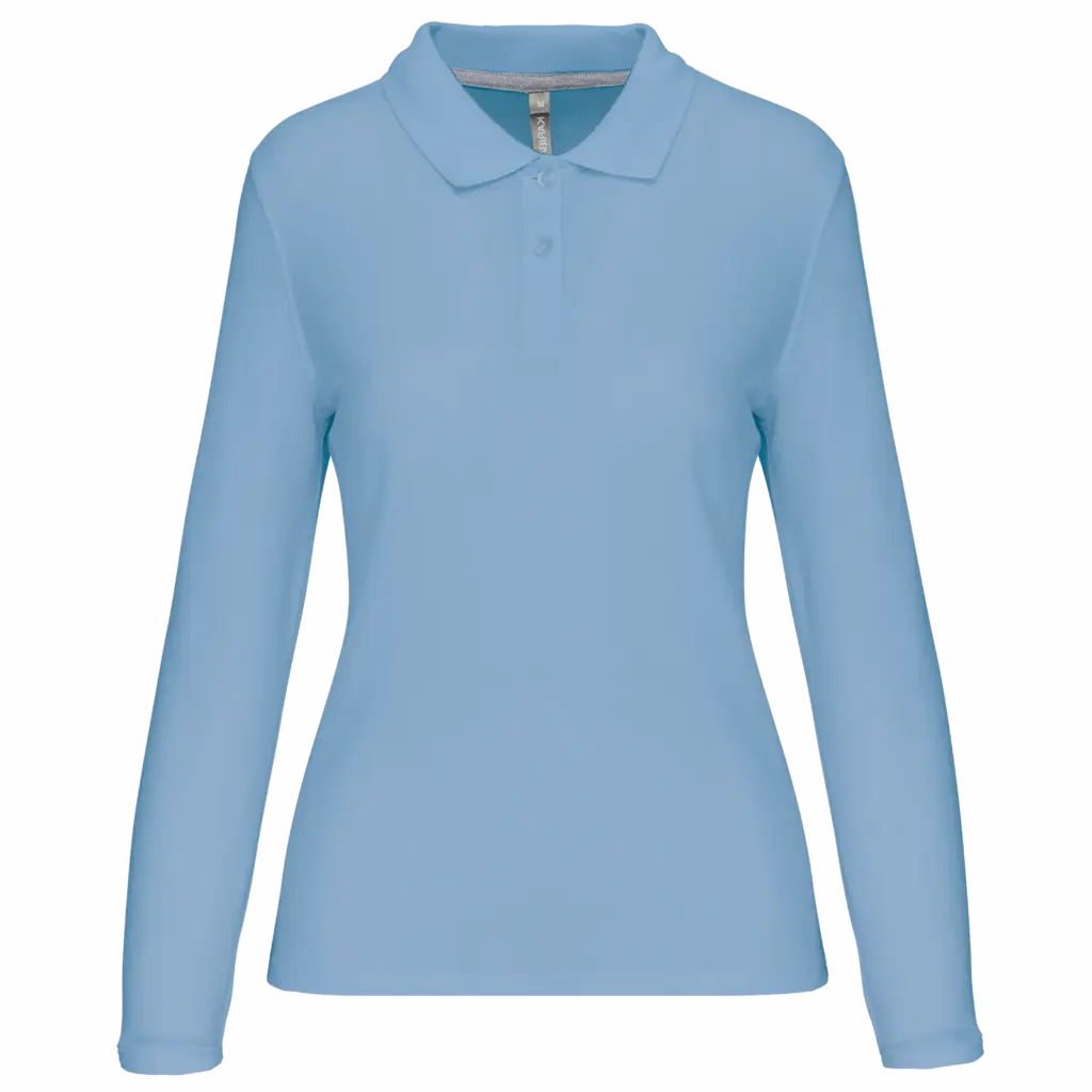 Damen Langarm Polo WK277 bedrucken antibakteriell 60° XS-3XL — Produktfoto 13
