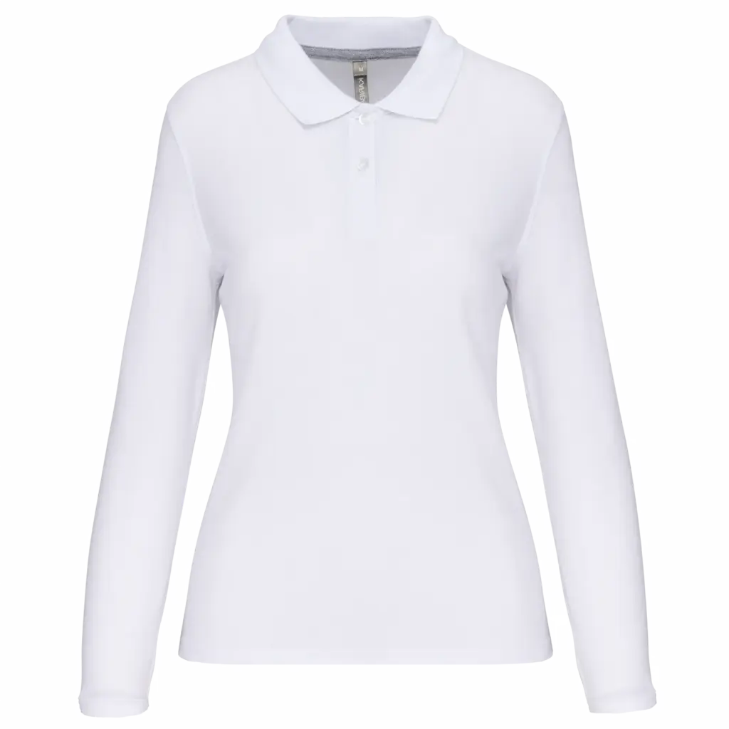 Damen Langarm Polo WK277 bedrucken antibakteriell 60° XS-3XL — Produktfoto 14