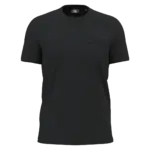 Ademend T-shirt uniseks, black — productfoto 6