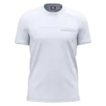 Ademend T-shirt uniseks, white — productfoto 7