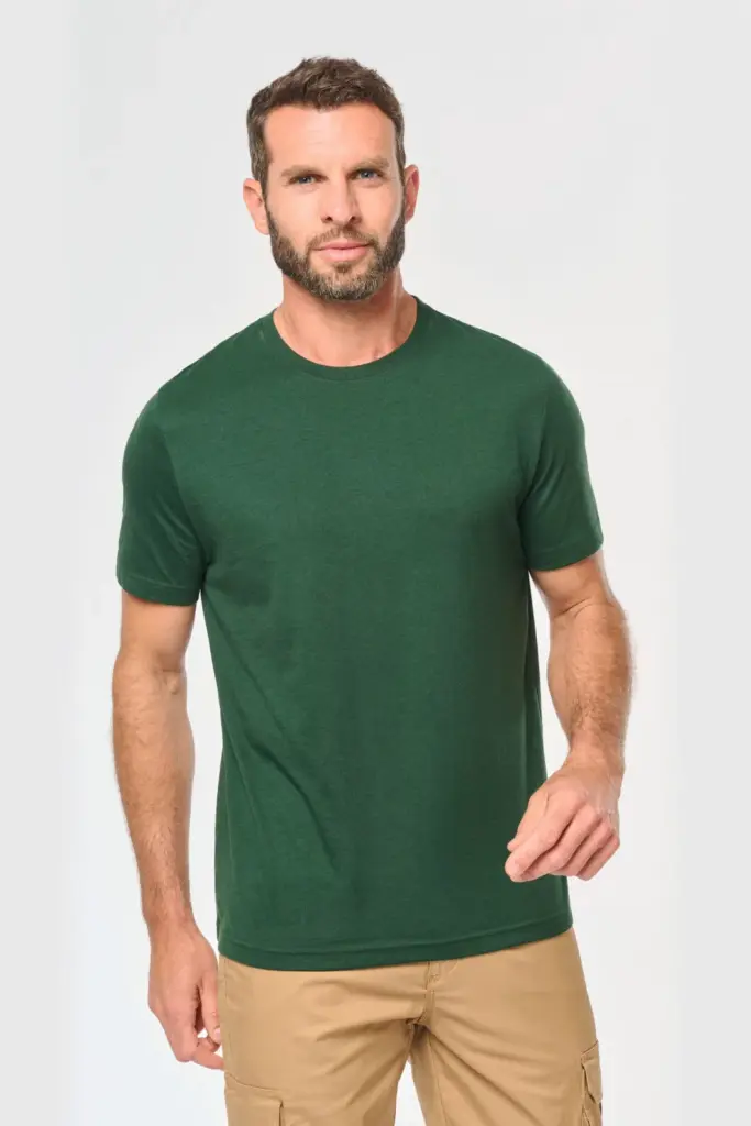 WK302-7_2024 - Hidalgo-werbeartikel Ecologisch heren T-shirt ronde hals — productfoto 4