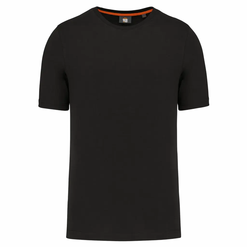 Ecologisch heren T-shirt ronde hals, black — productfoto 6