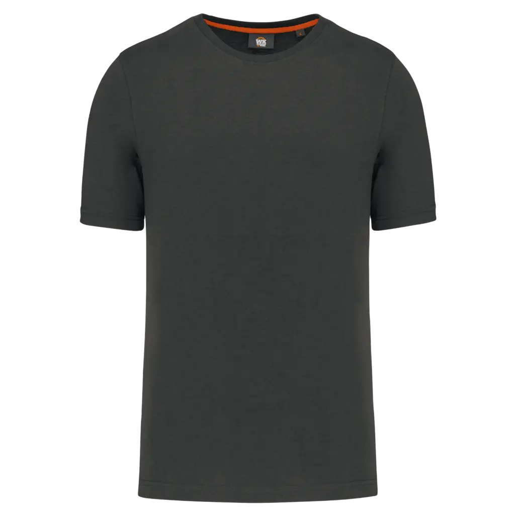 Ecologisch heren T-shirt ronde hals, dark grey — productfoto 7