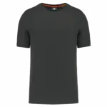 Ecologisch heren T-shirt ronde hals, dark grey — productfoto 7