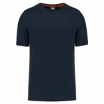 Ecologisch heren T-shirt ronde hals, navy — productfoto 9