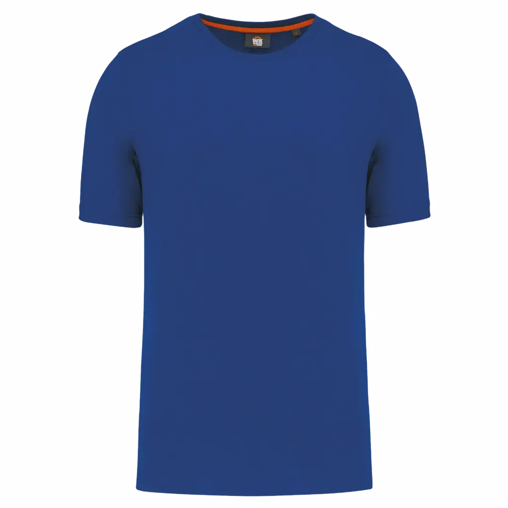 Ecologisch heren T-shirt ronde hals, royal blue — productfoto 12