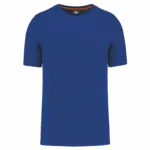 Ecologisch heren T-shirt ronde hals, royal blue — productfoto 12