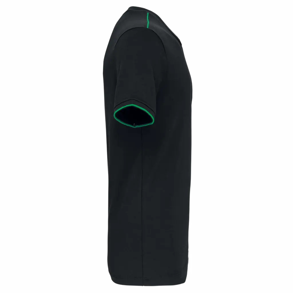 T-shirt Day To Day korte mouwen, black / kelly green — productfoto 5