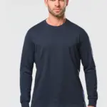 Ecologisch uniseks T-shirt met lange mouwen — productfoto 2