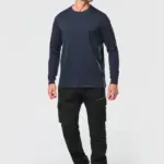 Ecologisch uniseks T-shirt met lange mouwen — productfoto 4