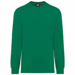 Ecologisch uniseks T-shirt met lange mouwen, kelly green — productfoto 12