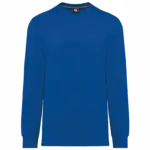 Ecologisch uniseks T-shirt met lange mouwen, royal blue — productfoto 16