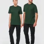 Ecologisch uniseks T-shirt met korte mouwen