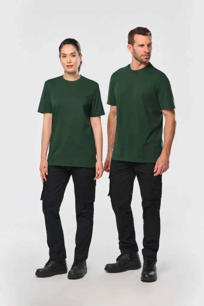 Ecologisch uniseks T-shirt met korte mouwen