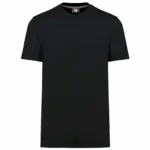 Ecologisch uniseks T-shirt met korte mouwen, black — productfoto 6