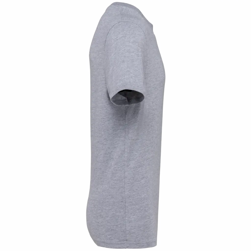 Ecologisch uniseks T-shirt met korte mouwen, oxford grey — productfoto 12