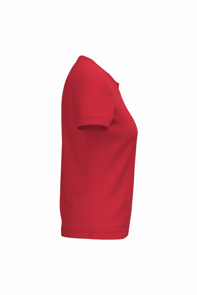 PS_WK307-S_RED - Hidalgo-werbeartikel Dames-T-shirt met antibacteriële behandeling — productfoto 12
