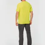 Ecologisch uniseks T-shirt katoen/polyester — productfoto 3