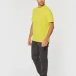 Ecologisch uniseks T-shirt katoen/polyester — productfoto 4