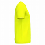 PS_WK308-S_FLUORESCENTYELLOW - Hidalgo-werbeartikel Ecologisch uniseks T-shirt katoen/polyester, fluorescent yellow — productfoto 6