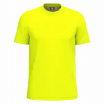 Ecologisch uniseks T-shirt katoen/polyester, fluorescent yellow — productfoto 7