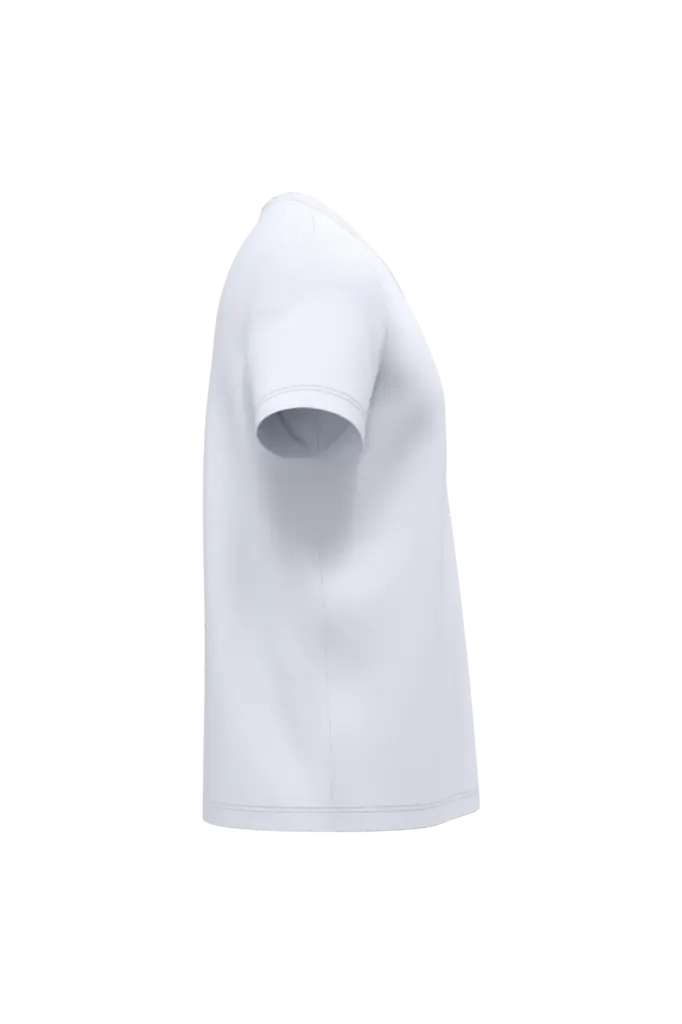 Ecologisch antibacterieel heren-T-shirt met V-hals, white — productfoto 8