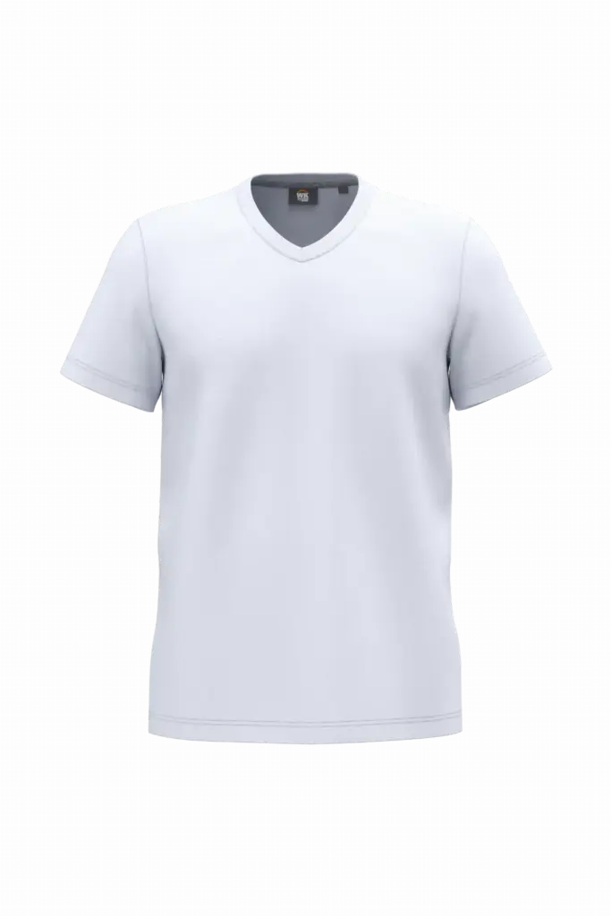 V-Ausschnitt T-Shirt WK316 bedrucken Antibakteriell S-5XL — Produktfoto 9